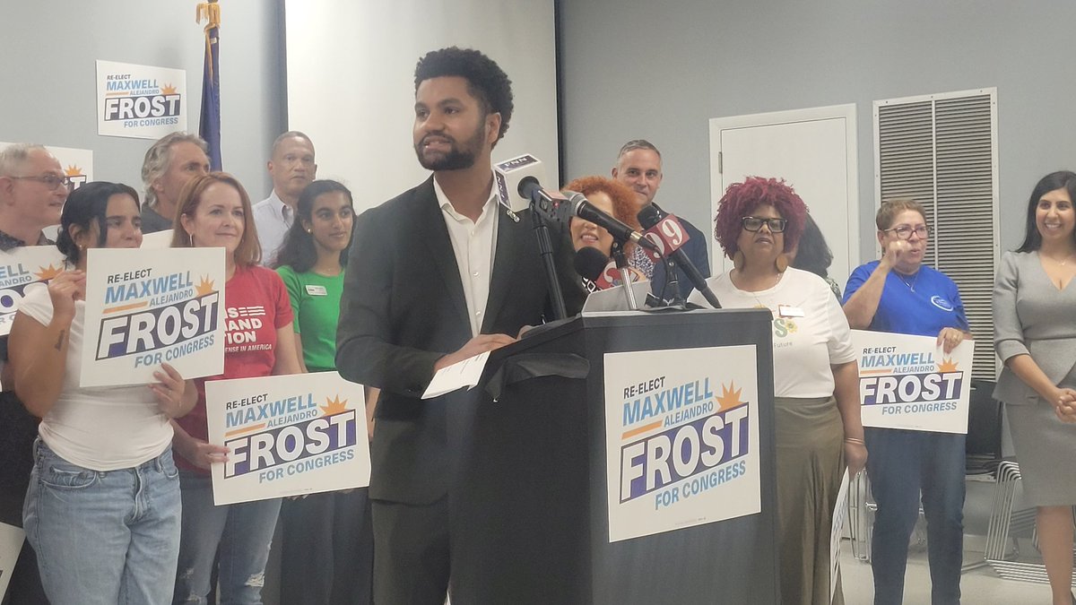 'This service has been the honor of my life. I get to represent my home.'
@MaxwellFrostFL announces he is seeking reelection.