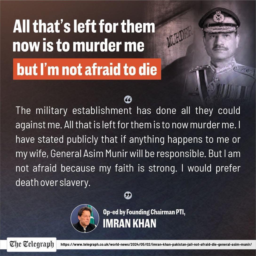 Khan's Article in' The Telegraph' #May9th_FalseFlag #ImranKhan