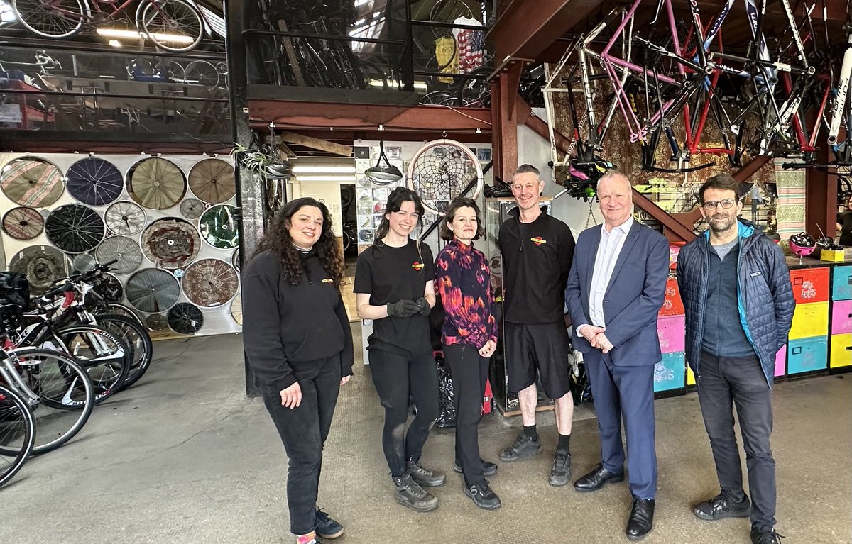 It's national bike shop day tomorrow so we visited the Bike Station in Perth. Hundreds of bikes refurbished every month. What a great team.