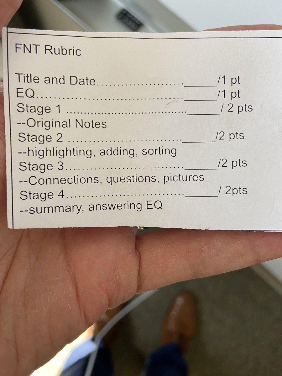 Loved seeing this in AP US History student notebooks at EHS. Ensuring expectations are clear to students is so imperative! <a href="/qcusd/">Queen Creek Unified School District</a> <a href="/AVID4College/">AVID</a> #qcleads