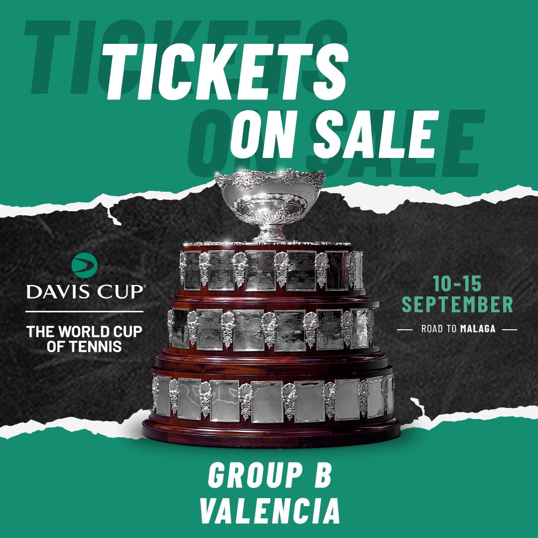Tickets for Group B of the #DavisCup Finals are on sale! 🤩 Buy here 👉 proticketing.com/tickets-davisc…
