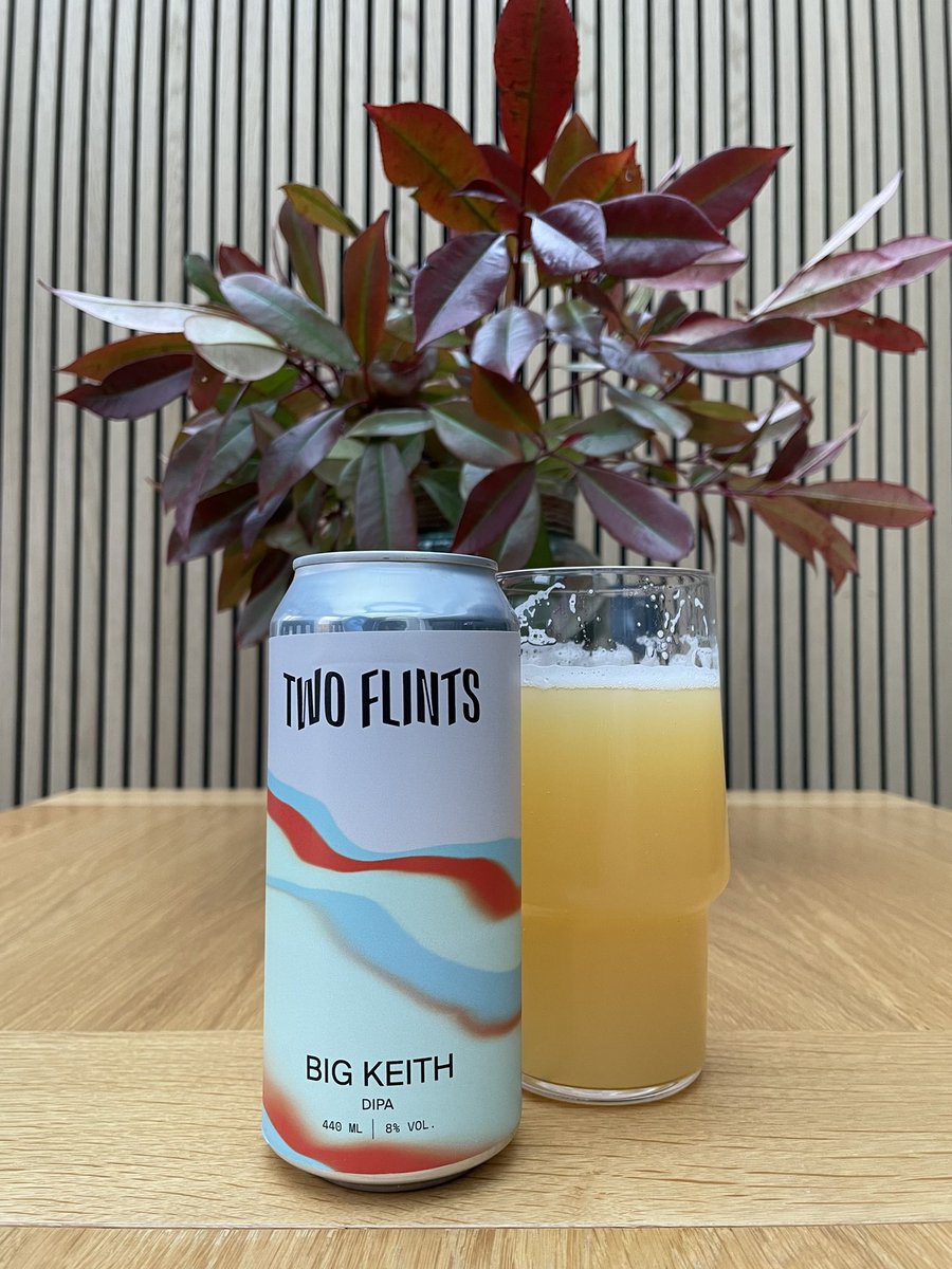 Weekend up & running … Cracking into an excellent @two_flints DIPA. Sweet, orangey, dry, slightly savoury edge. Splendid! This number sourced @premierhop