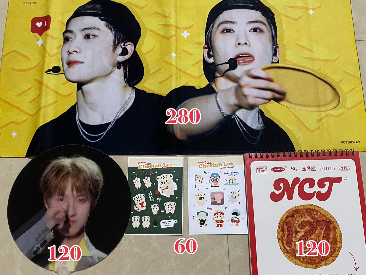 Jaehyun2301's tweet photo. Pls , rt   📮 ค่าส่ง 30 ครบ 200 ส่งฟรีค่ะ

สโลแกน Slogan แจฮยอน 70*30  ( ไม่เคยใช้ )
พัด 3 มิติ อินจุน เหรินจวิ้น 
สตก sticker #ชีต้าลี #ชีต้าร์ลี 
ปฏิธิน nct 127 

#ตลาดนัดnct #ตลาดนัดwayv #ตลาดนัดnctdraem #nct127 https://t.co/ypPmfMRUNw