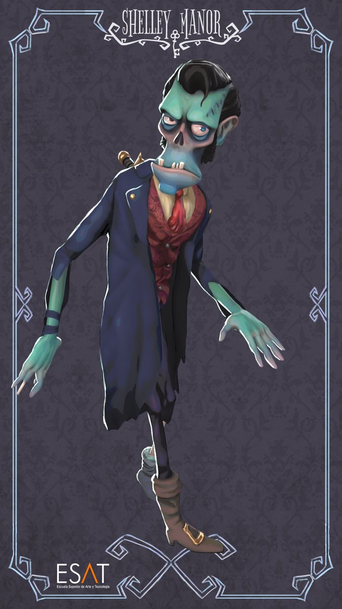 Meet the Zombie, Grh graagh grrrh mrh? Grahn harm zaan ranzag. Zgram! 
Whatever that means.

Powered by <a href="/ESAT_Valencia/">ESAT</a> 

#ShelleyManor #characterdesign #screenshotsaturday
