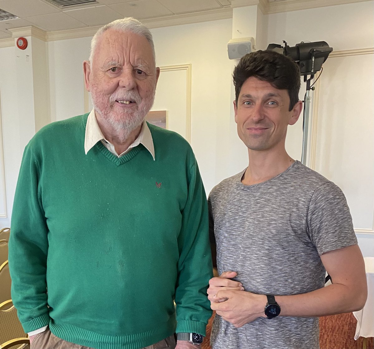 A big pleasure to be interviewed by Terry Waite today @GuernseyLitFest