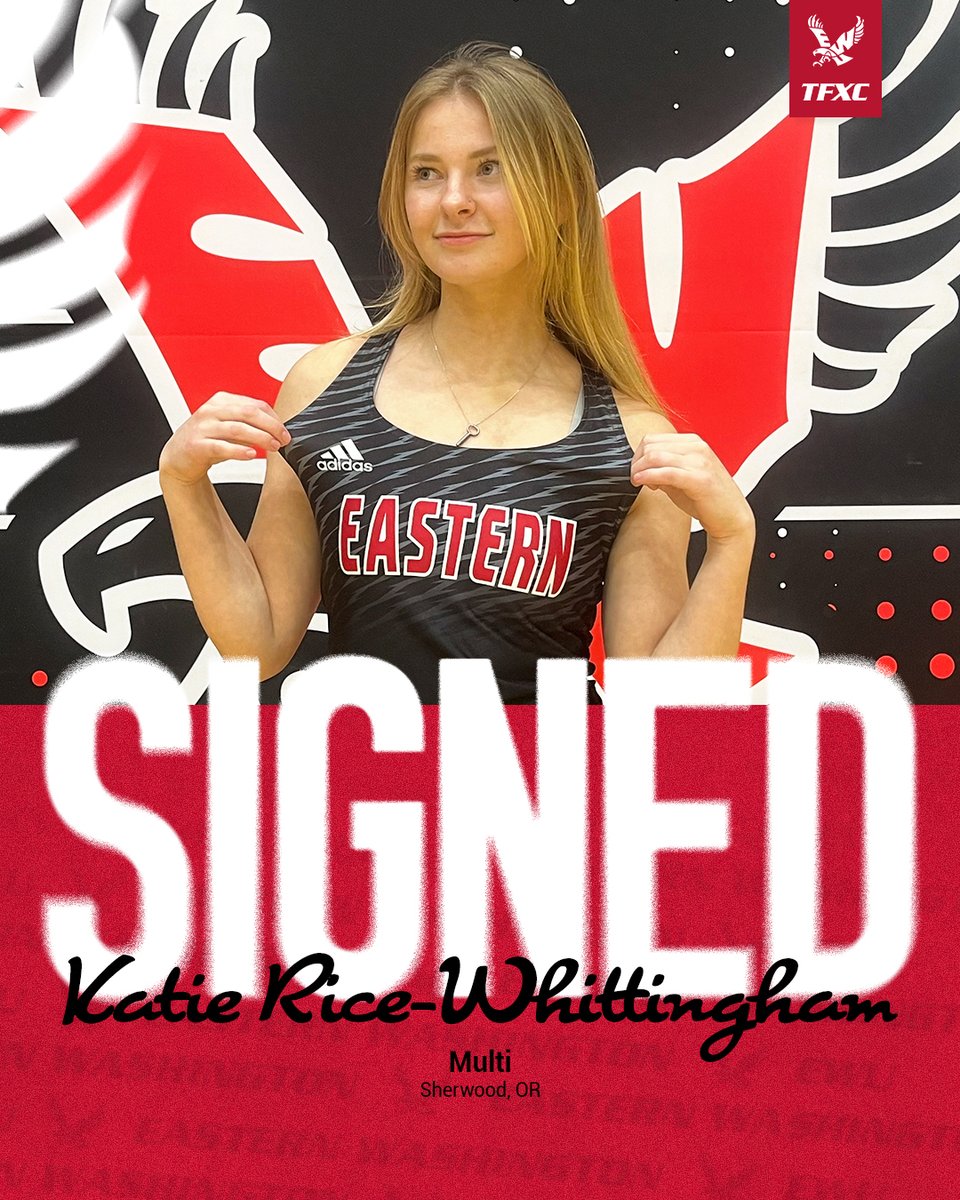 Congrats to another new Eag, Katie Rice-Whittingham! #GoEags #EWUTF