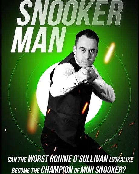 Join us at 6pm on Sunday 9th June for SNOOKER MAN   Johnny ‘Snooker Man’ Bonnar is the UK’s 17th-rated Ronnie O’Sullivan lookalike. His passion lies beyond mimicry, leading him into the real-life world of competitive miniature snooker… 🎟️ southendfilmfestival.com #southend