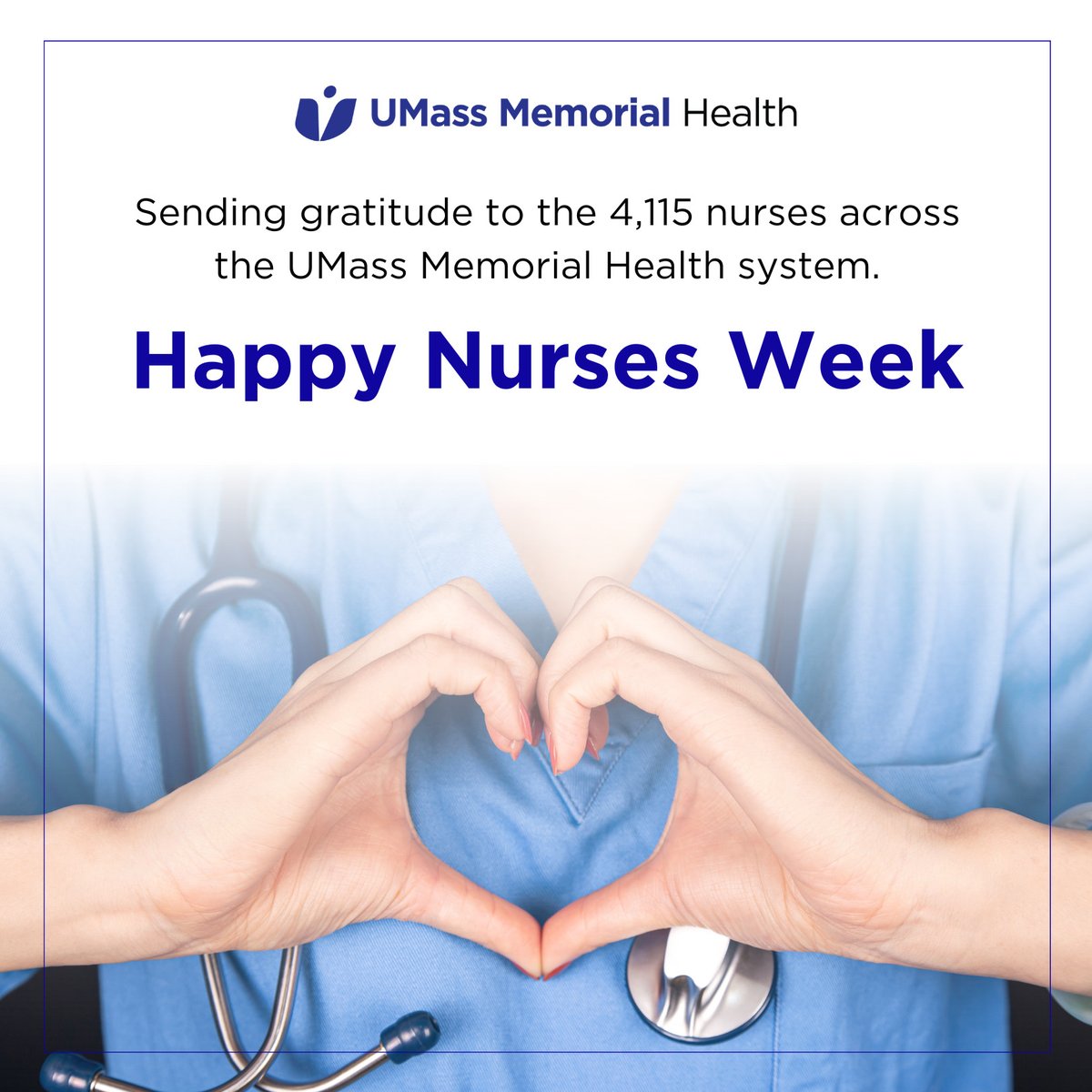 #UMassMemorialHealth is wishing all of our incredible, hardworking and dedicated nurses a very Happy #NursesWeek! Join us as we nod to nurses all week long — and extend our deepest gratitude for all they do. Comment below & shoutout a nurse you know and appreciate!