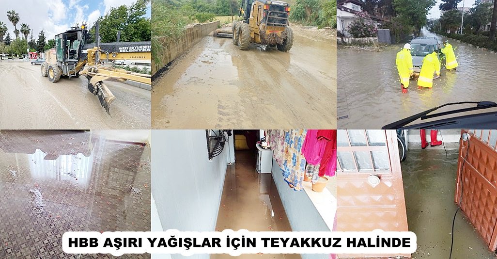 Hatay Büyükşehir Belediyesi, aşırı yağışların hâkim olduğu il genelinde, yaşanan olumsuzluklara karşı tüm ekipleriyle hızlı ve yerinde müdahalelerde bulundu. Haber link: hatayhabergundem.com/hbb-asiri-yagi…