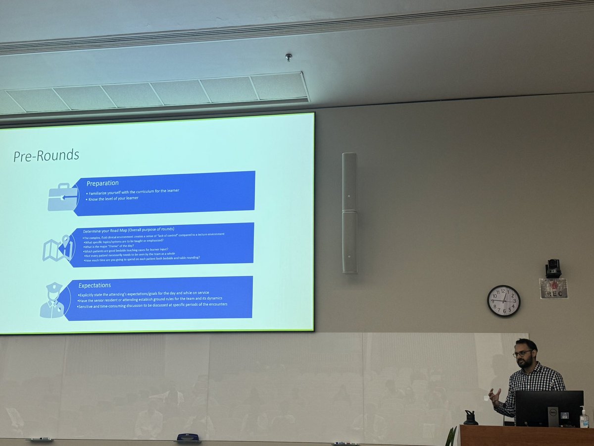 Thought-provoking talk about education in residency by Dr. Vivek Mehta, one of our PGY-4 residents, during our grand rounds! Education keeps evolving, and we should consider the best learning approaches for our residents 🧠 #Residency #Education #Neurology