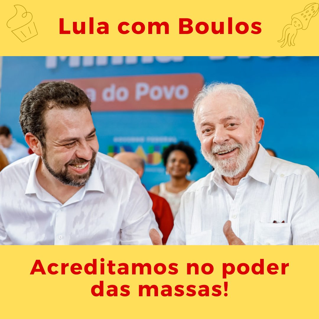 Juntos com Lula e Boulos vamos varrer para o lixo a extrema direita fascista de São Paulo.