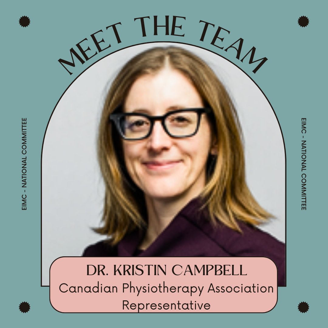 Introducing Dr. Kristin Campbell, the CPA representative for EIMC! She is dedicated to advancing cancer rehabilitation &amp; survivorship through groundbreaking exercise research 🙌
Let's inspire change together!

#CancerRehab #ExerciseIsMedicine