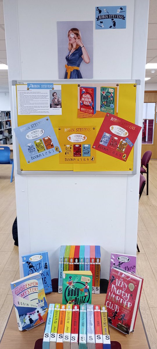 benfield_t's tweet photo. I decided to create a display for an author instead of an award board or genre.. here's my first one.🔎 https://t.co/EahXXh6nem