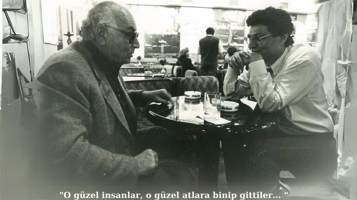 Celal Başlangıç ve Yaşar Kemal birlikte
