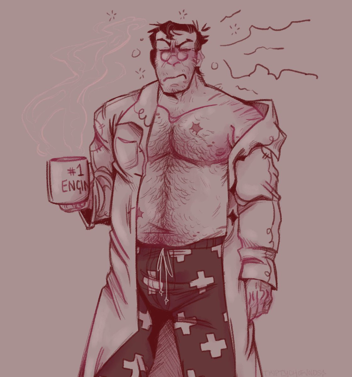 and a redraw. morning activities (coffee and misery) #tf2