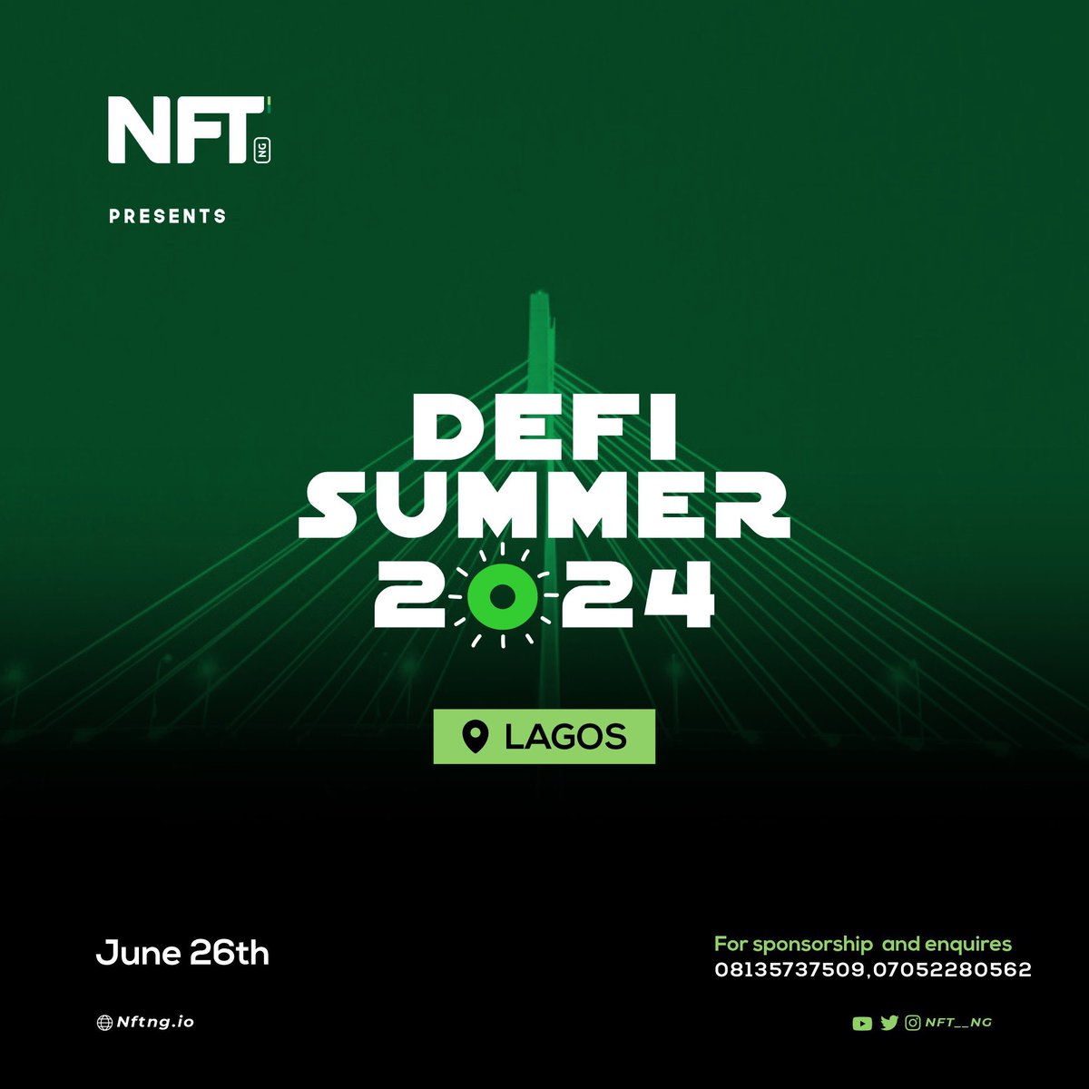 CryptoDefiLord's tweet photo. The biggest Crypto event in Nigeria is here again #NFTNG and it going to bang a lot.
#DefiSummer2024 is something I am looking forward to.
Who is joining my football team #CLord ? https://t.co/LxBWCM5kn2