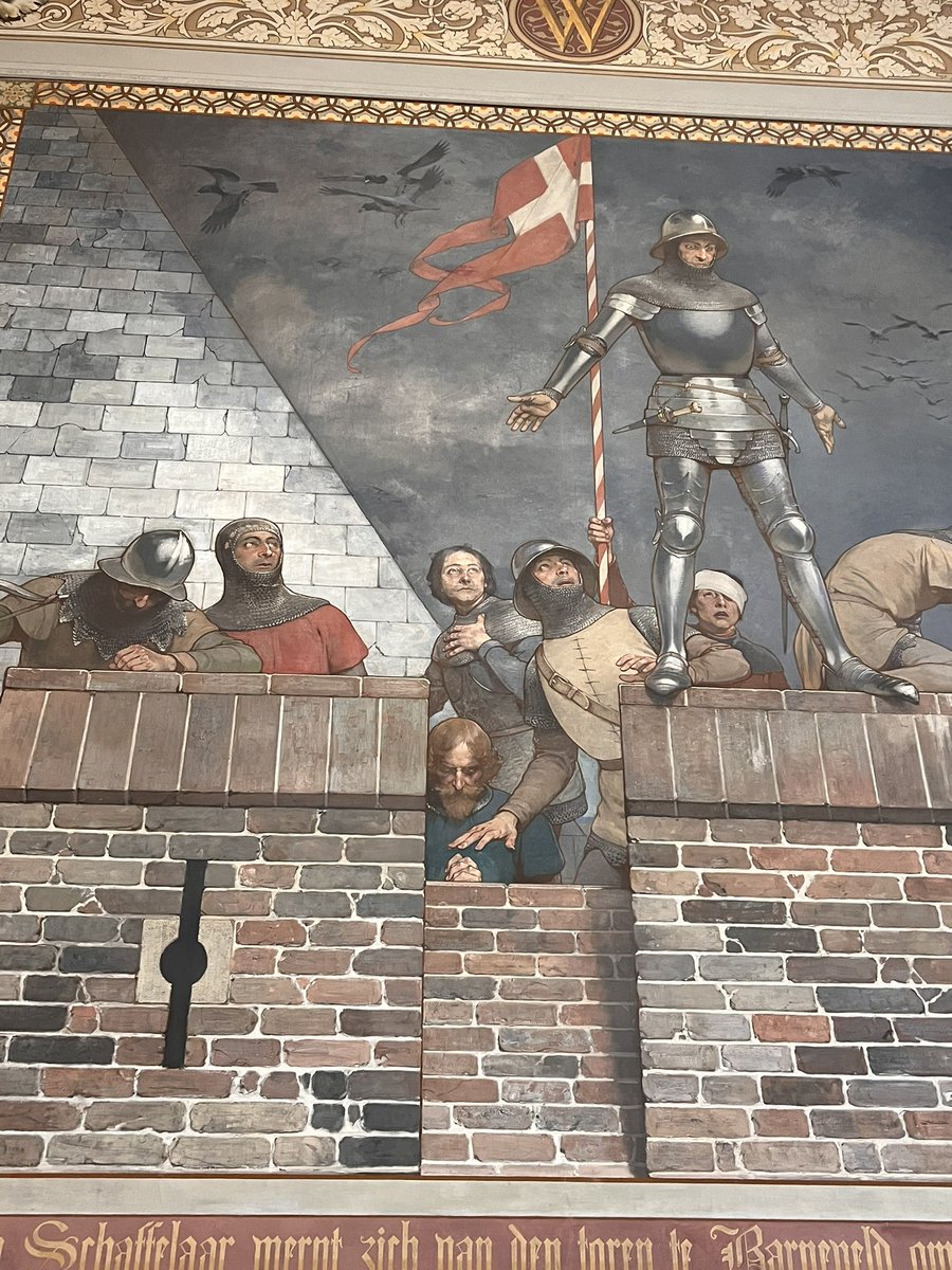 Amongst the Van Gogh and other works in the museum. 

This caught my eye.

Painted by an unknown Glasgow born artist in 1735.

Titled "Get fucking doon Steven"