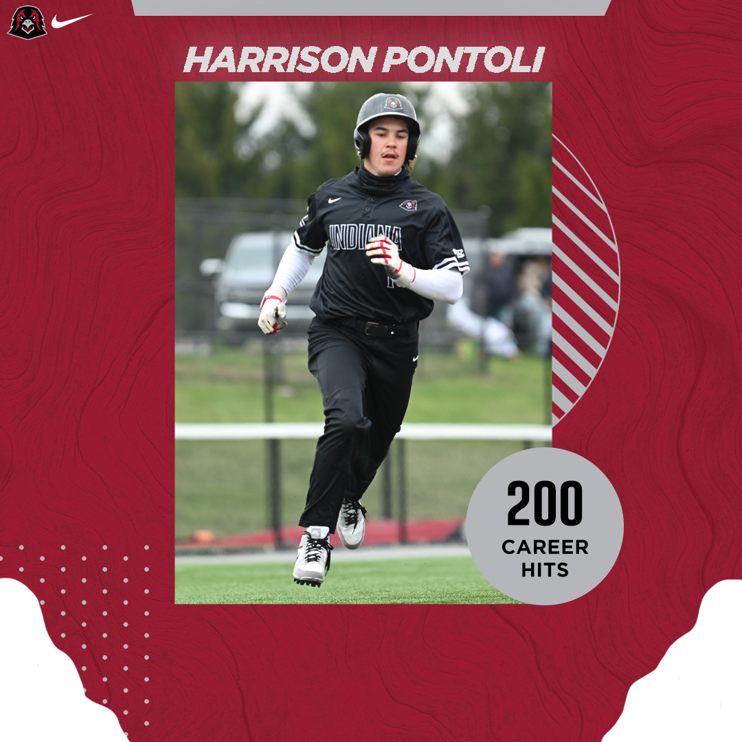 IUPBaseball's tweet photo. A milestone hit. 

Harrison Pontoli becomes the seventh player in program history to reach 200 collegiate hits with this third inning double. 

#TalonsUp https://t.co/6hlG6zlEo2