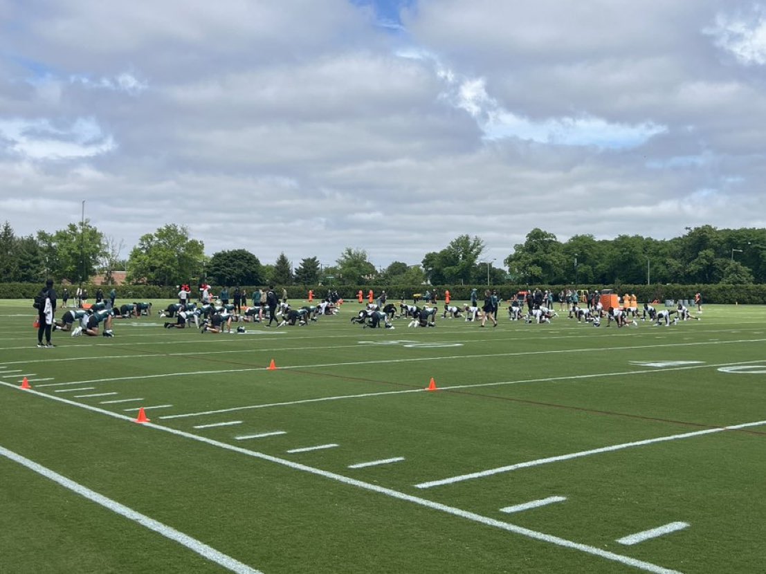 #Eagles Rookie Minicamp is underway.
#FlyEaglesFly