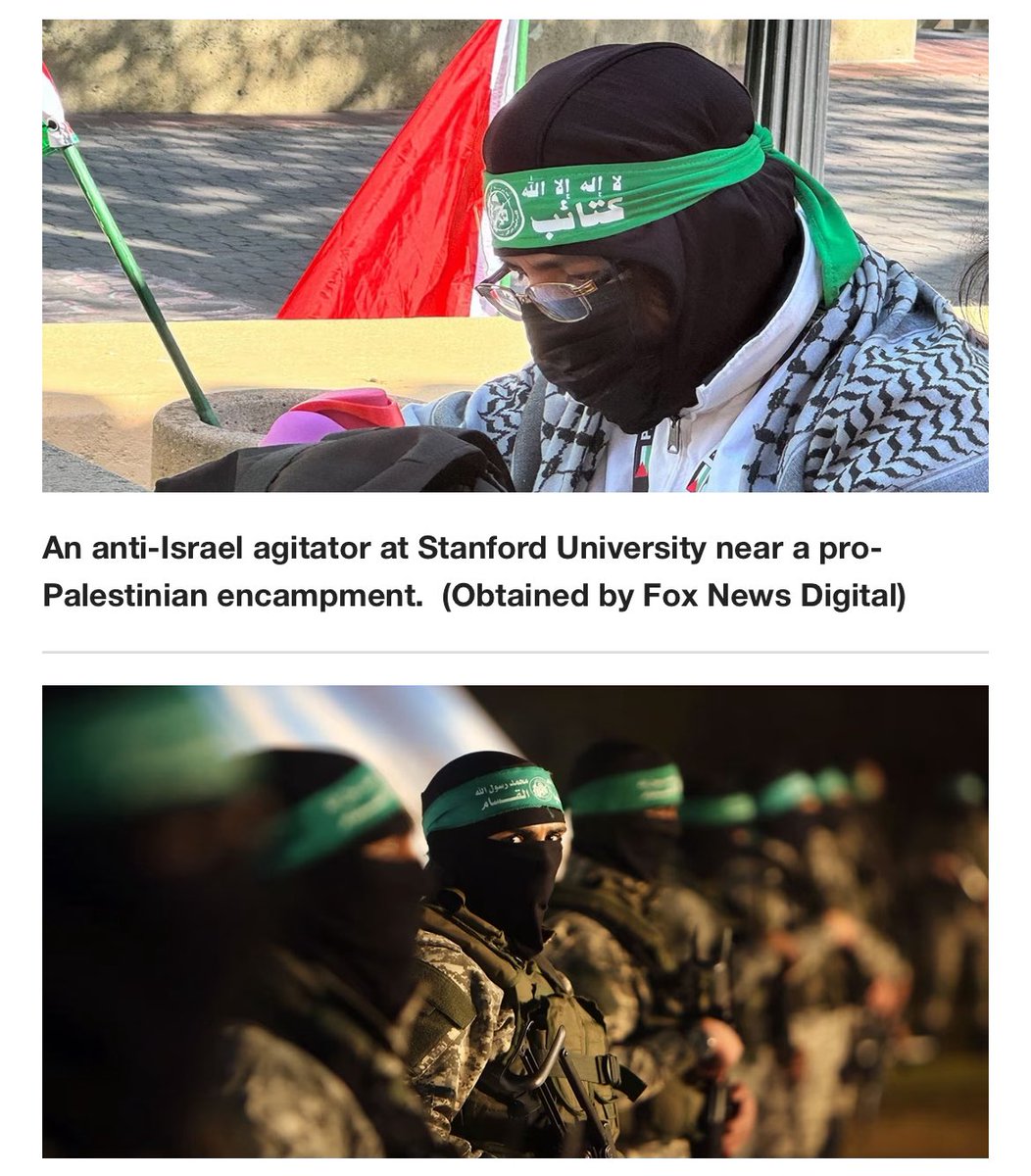 یک تروریست حماس در بین دانشجویان معترض در دانشگاه استفورد کالیفرنیا. امریکا و اروپا تاوان خیانت به #شاه را به زودی پس خواهند داد. 
@HamasTerrorist