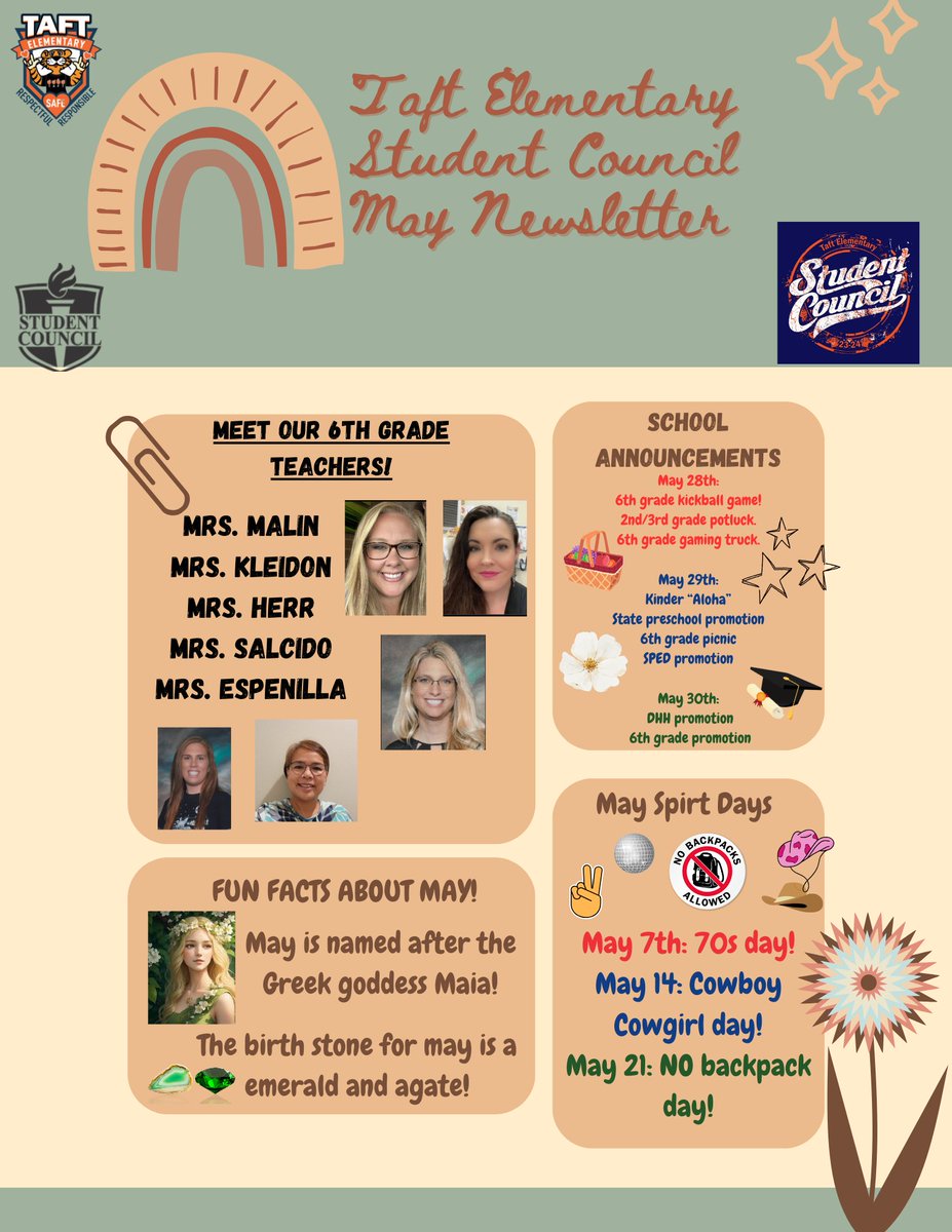 Student Council: May Newsletter