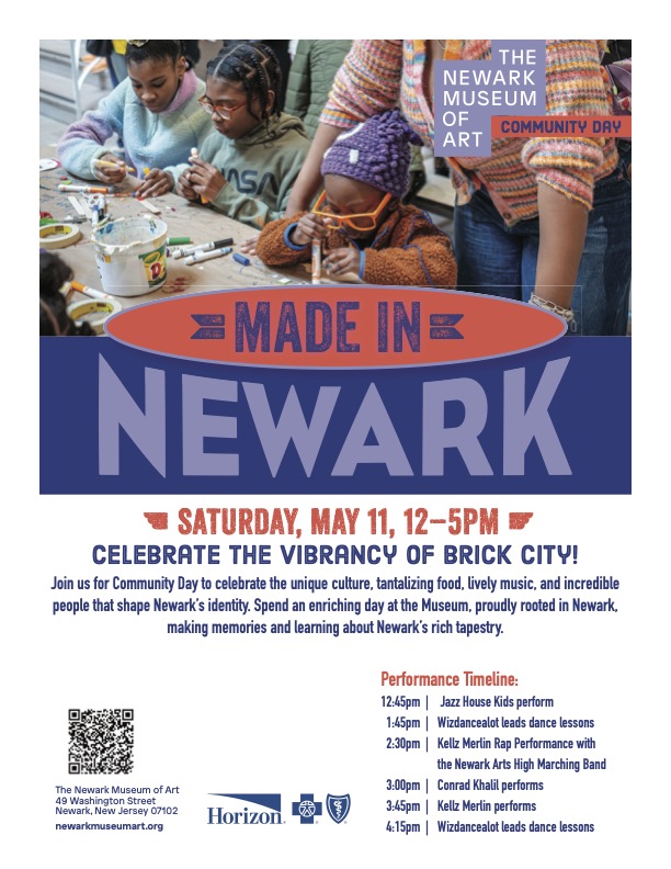 Join us next Saturday at NMOA for an unforgettable day filled with the arts, music, and dance! Celebrate Newark's rich cultural scene with performances from local talents like Jazz House Kids and Kellz Merlin. Register for free: ow.ly/4qbA50Rw7GW
