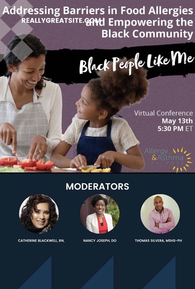 The Allergy & Asthma Network’s @allergyasthmahq “Black People Like Me” virtual series returns! Join us May 13, 2024, at 5:30 PM register today BlackPeopleLikeMe.com