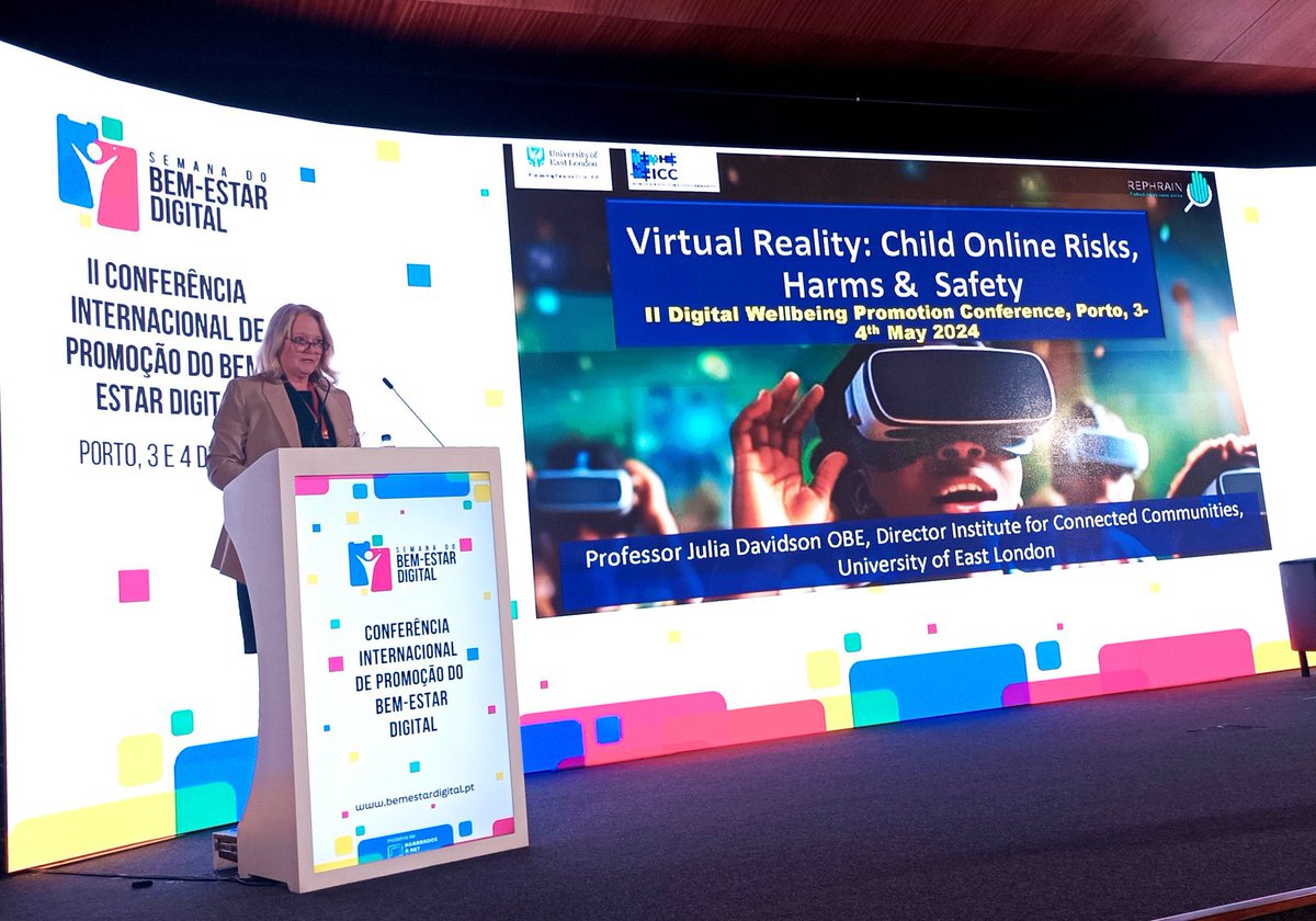 Prof Julia Davidson OBE (@juliadavidson13) on Twitter photo Interviewed by a Portuguese National Radio Station with <a href="/ruby_r_farr/">Dr. Ruby Rosemary Farr PhD</a> commenting on our child safety in the #metaverse <a href="/REPHRAIN1/">REPHRAIN National Research Centre</a> (with <a href="/CATS_Middlesex/">CATS /Centre For Abuse, Trauma and Suicide studies</a> ) and #youthcybercrime <a href="/CcdriverH2020/">CC-DRIVER H2020</a> research. <a href="/ICC_UEL/">Institute for Connected Communities</a> <a href="/UEL_News/">Uni of East London</a> Interviewed by a Portuguese National Radio Station with <a href="/ruby_r_farr/">Dr. Ruby Rosemary Farr PhD</a> commenting on our child safety in the #metaverse <a href="/REPHRAIN1/">REPHRAIN National Research Centre</a> (with <a href="/CATS_Middlesex/">CATS /Centre For Abuse, Trauma and Suicide studies</a> ) and #youthcybercrime <a href="/CcdriverH2020/">CC-DRIVER H2020</a> research. <a href="/ICC_UEL/">Institute for Connected Communities</a> <a href="/UEL_News/">Uni of East London</a>