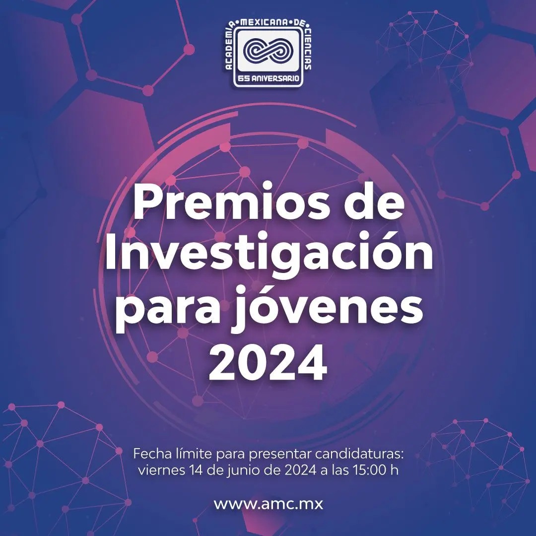 ¡Atención jóvenes investigadores! La Academia Mexicana de Ciencias ha lanzado la convocatoria para los Premios de Investigación para Jóvenes 2024. 🔬Consulta las bases en el siguiente enlace: comecso.com/convocatorias/…