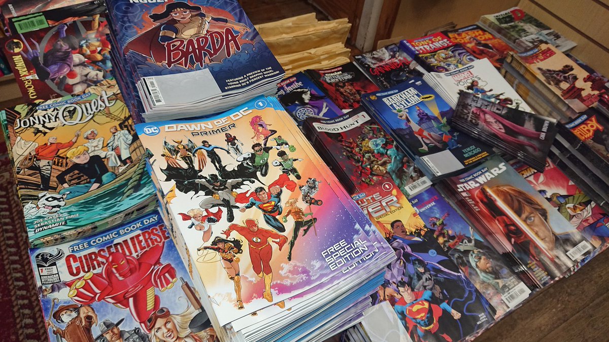 Free Comic Book Day at OK Comics begins at 8am Saturday 4th May. And, we've added thousands of items to our SALE section too.