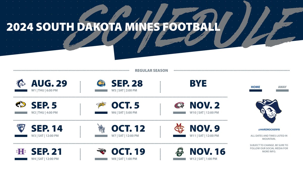 Full schedule with times is out 👀👀