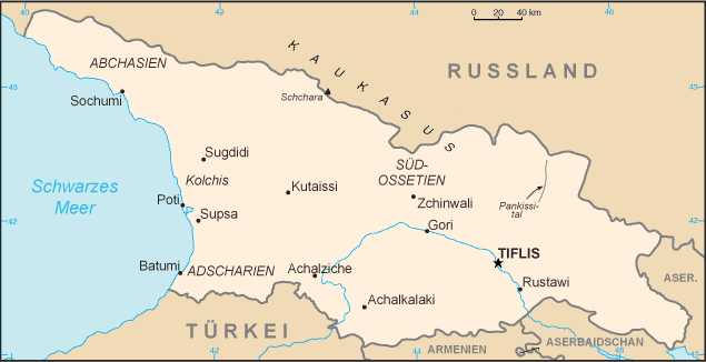 WO ist Georgien? 
Das ist HIER.. im Kaukasus, zwischen der Türkei und Armenien im Süden, Russland im Norden und Azerbaijan im Süd-Osten am Schwarzen Meer.

Diese Region ist seit Jahrtausenden ein Schmelztiegel von Kulturen aber auch ein Kriegsschauplatz... 
2/x