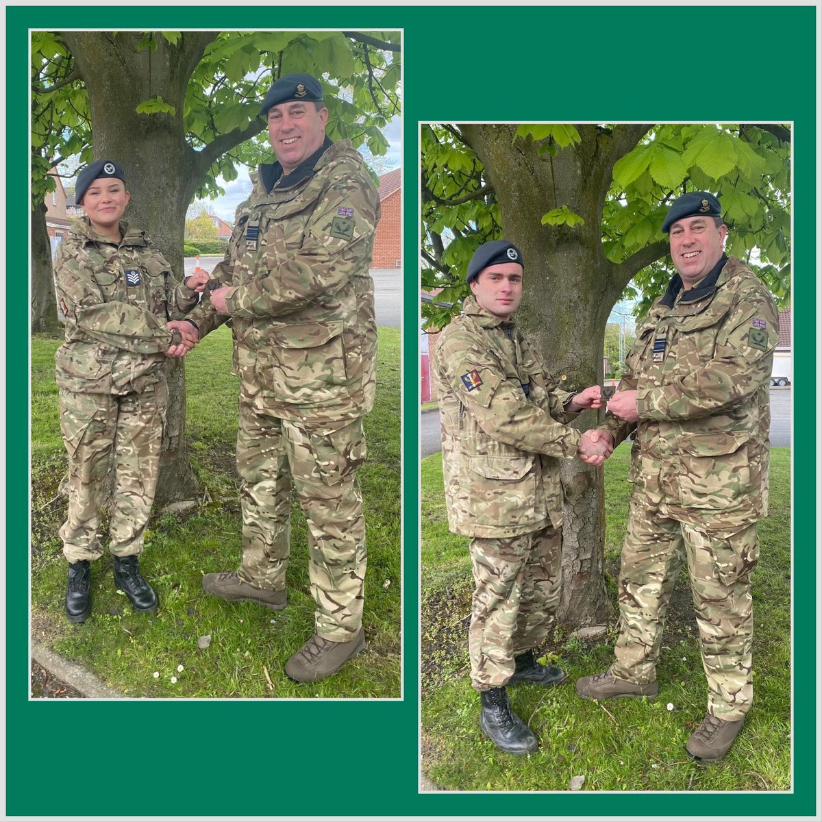 WING NEWS - Recently FS Woodhead of 23 Sqn and CWO Binns of 208 Sqn were presented with their SATT badges! A big well done! 

Original images via NorthSATT.