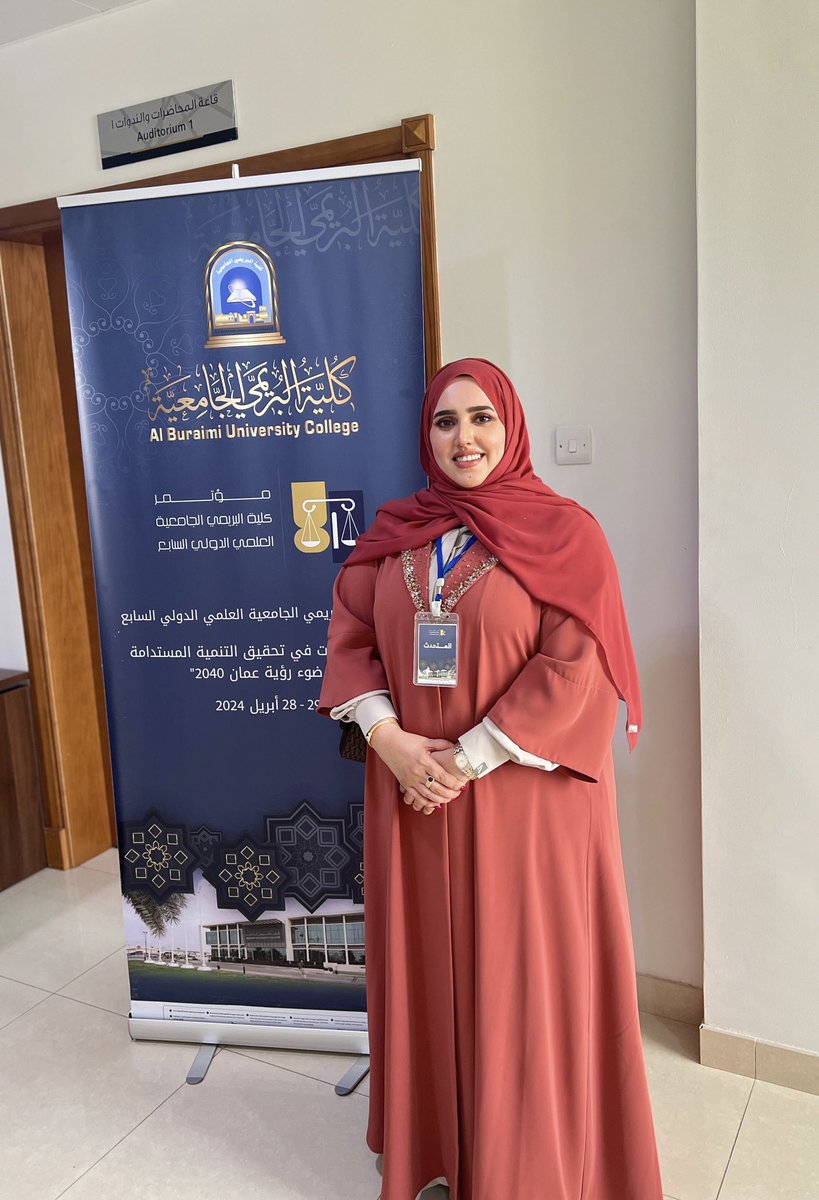Bayan_almahri's tweet photo. الأحد الموافق ٢٨ أبريل:

تشرفت بتقديم ورقة بحثية بعنوان: "نظام الرقابة الإلكترونية في مجال تنفيذ العقوبات نحو سياسة جنائية معاصرة في ضوء رؤية #عمان_٢٠٤٠"

وذلك في #المؤتمر  العلمي الدولي السابع بـ@bucnewss الذي سلط الضوء حول دور التشريعات في تحقيق التنمية المستدامة في ضوء الرؤية. https://t.co/3dttP4o26R