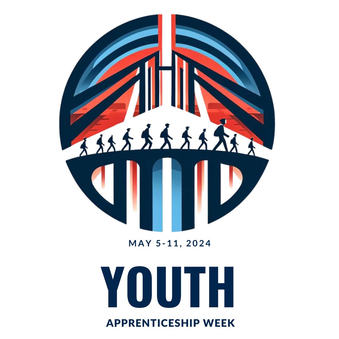 🌉 Excited to kick off the first-ever Youth Apprenticeship Week, May 5-11, 2025! Join us as we empower the next generation of professionals with workshops, industry insights, and real-world experiences. Let's build bridges to bright futures together! 🚀