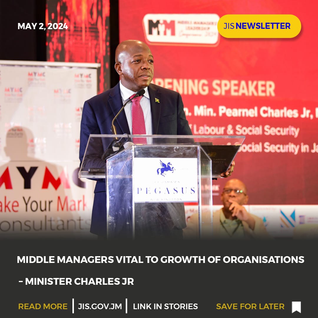 Minister of Labour and Social Security, Hon. @pcharlesjr, says effective middle managers play a critical role in empowering their teams and are vital to the growth and stability of organisations. The Minister was addressing the opening of Make Your Mark Group’s Middle Managers’…