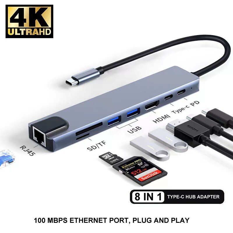 🔴 New Deal on AliExpress

☀️ Usb 8 In 1 Type C 3 1 To 4k Hdmi Hub Adapter With Sd Tf Rj45 Card Reader Pd Fast Charge For Macbook Notebook Computer
(4580 pedidos)

❌ US$ 22,30
💵 US$ 7,80

🔗 s.click.aliexpress.com/e/_opHsgRq

🕰️ Offer valid for a limited time.