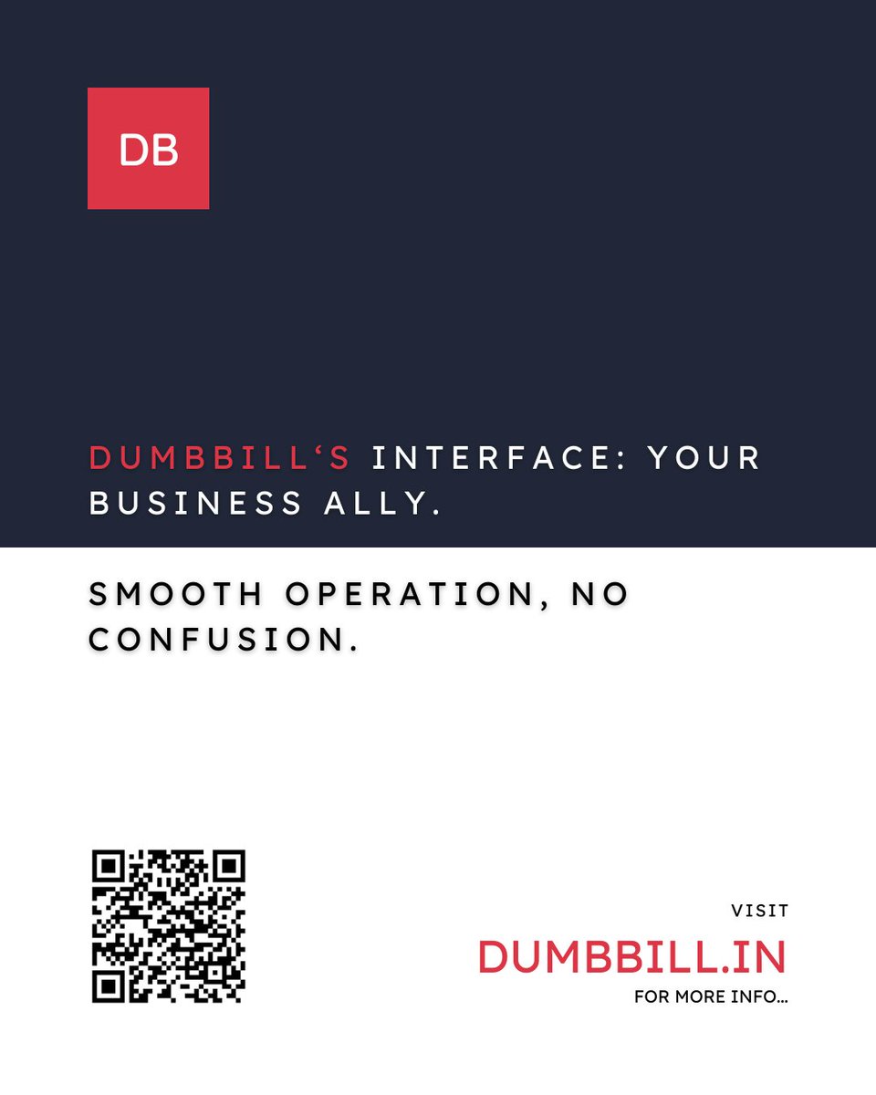 DumbBill's interface: your business ally. 
Smooth operation, no confusion. 

Links:
Android: play.google.com/store/apps/det…
Web: app.dumbbill.in 

#DUMBBILL #invoice #simplify #businessgrowth #dumbbillapp #monopolysystems #india #saas #billing #invoicing #madhyapradesh