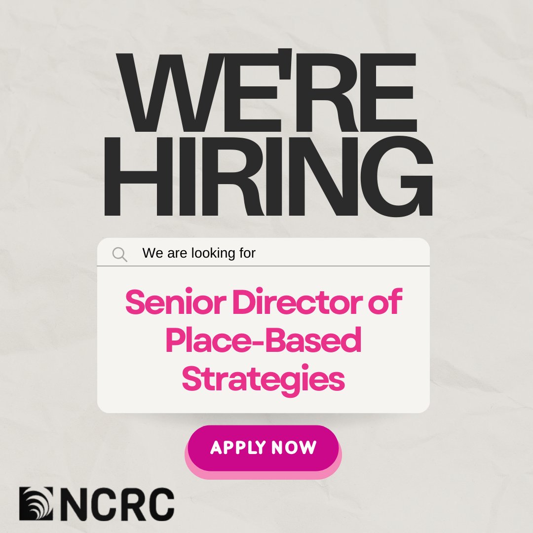 We're hiring! Join our team as the Senior Director of Place-Based Strategies. Lead innovative projects and make a significant impact. Apply now! #Hiring #Leadership #JustEconomy hubs.ly/Q02w2ClV0