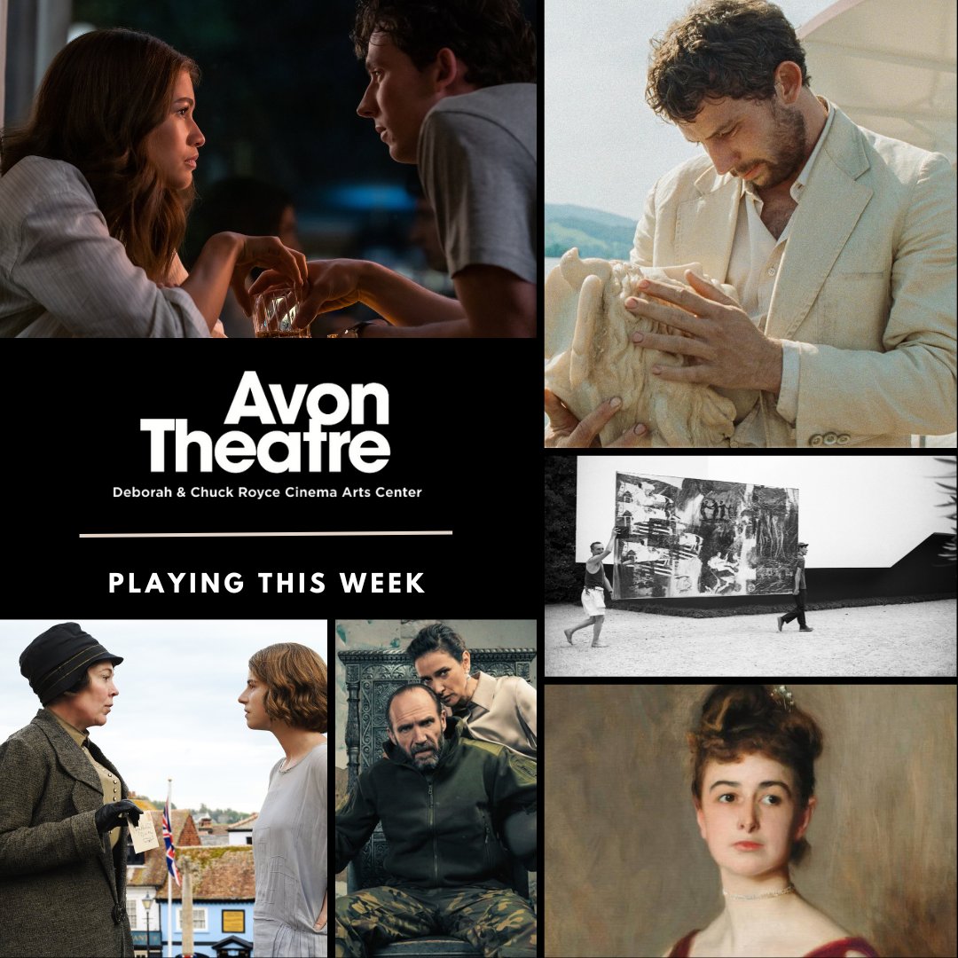 This week at the Avon: Challengers, Wicked Little Letters, La Chimera, Macbeth with Ralph Fiennes and Indira Varma, John Singer Sargent, and a Q&A with the director of Taking Venice!

🎟️  bit.ly/49NRLys

#challengers #lachimera #macbeth #takingvenice #wickedlittleletters