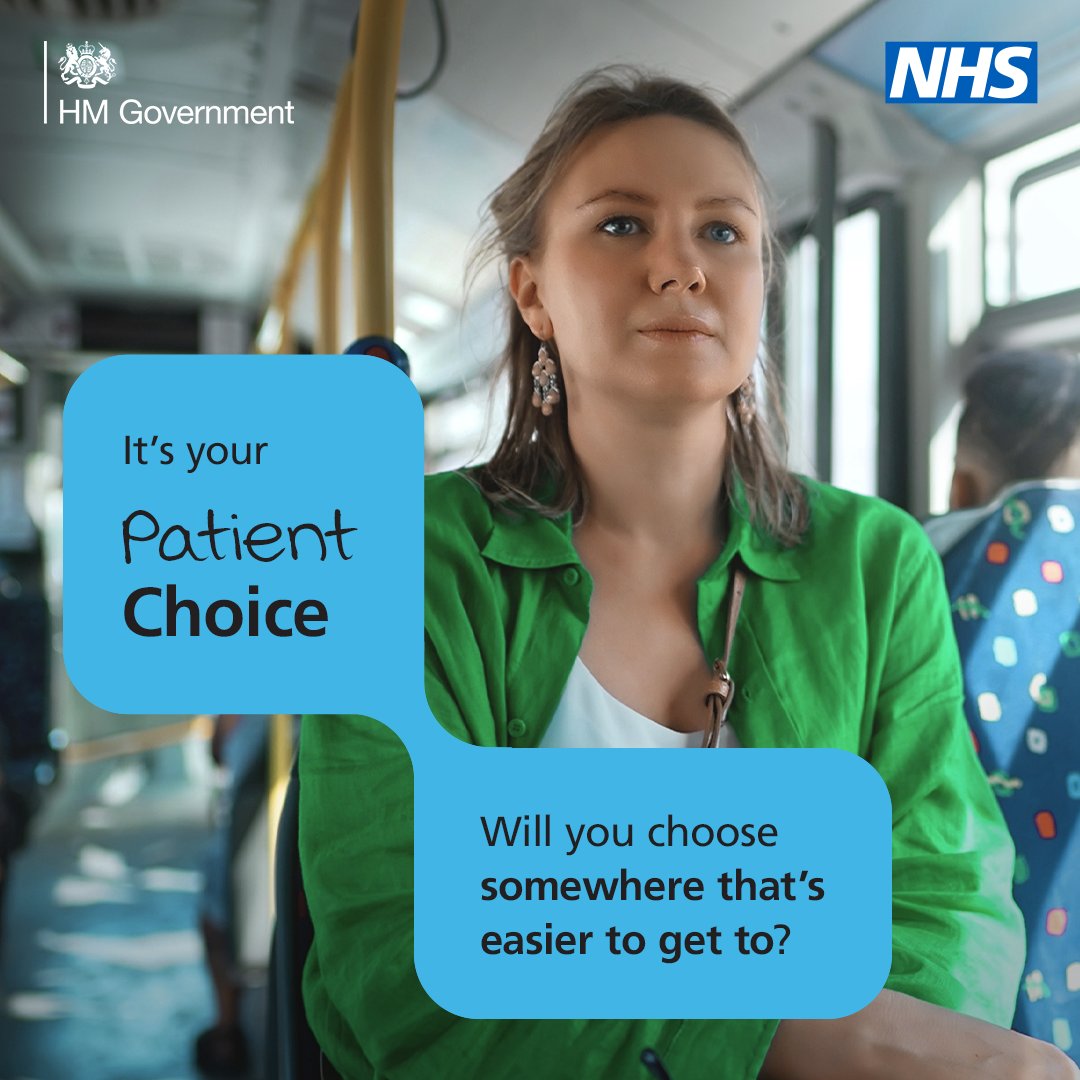 If your GP refers you to a specialist, they’ll give you choices of where to go based on what's best for you. It's your Patient Choice. Find out more 👇 orlo.uk/Patient_choice…