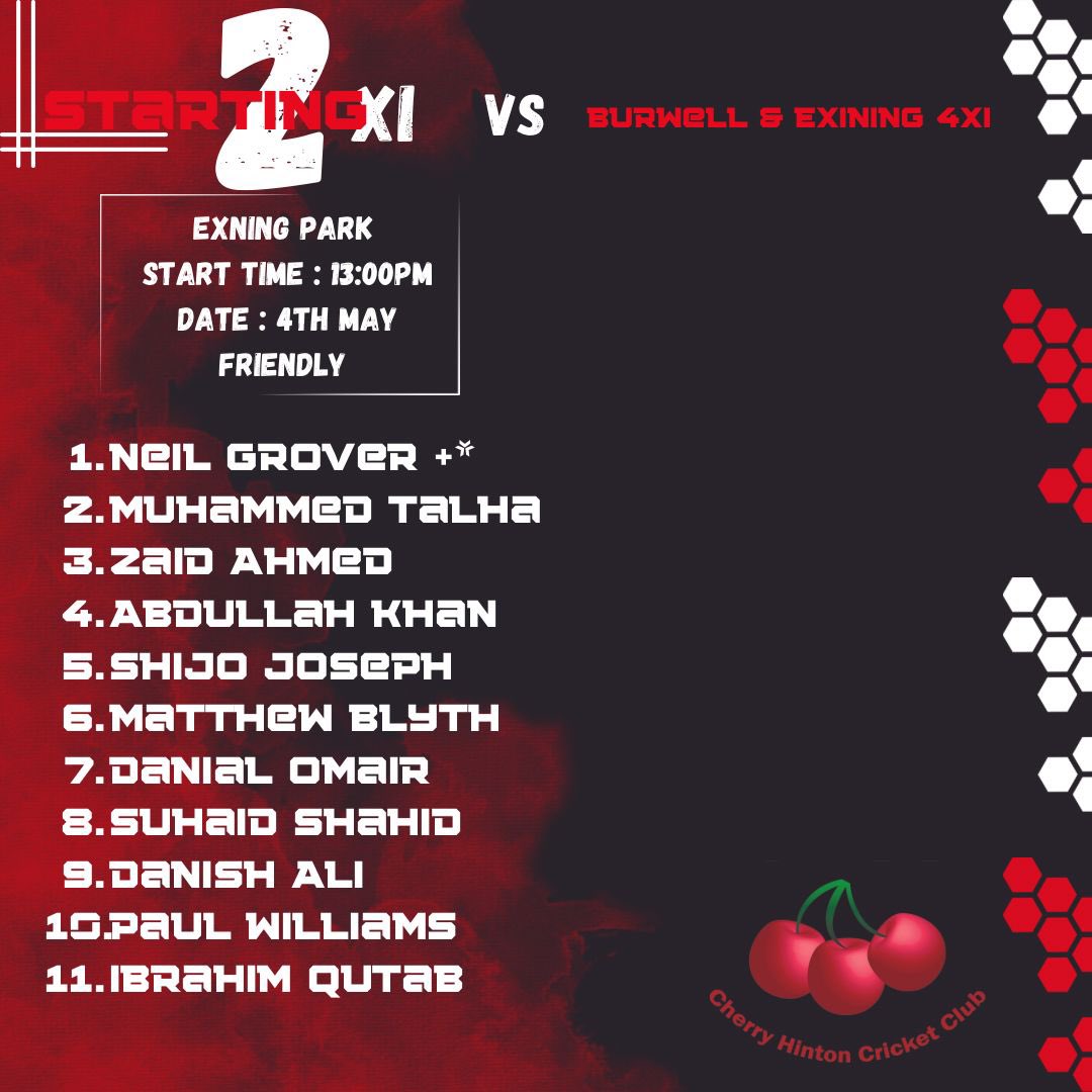 Cherry Hinton Cricket Club tweet media