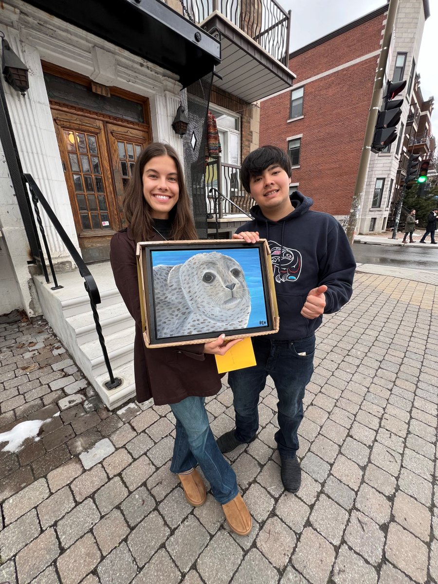 🎨#KBHNConf2023 Attendee Survey raffle draw winner, Jessica Hanson, received her custom seal painting by autistic artist and published author-illustrator Benjamin Lachapelle. We thank everyone who participated in the attendee survey—and we hope to see you in our future events!