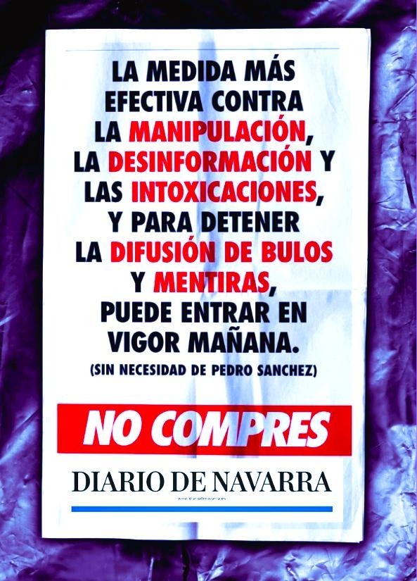 ⚠️ La medida más efectiva contra la manipulación, la desinformación... ¡NO COMPRES!
.
.
.
#diablodenavarra #navarra #nafarroa #lecturacritica #irakurketakritikoa