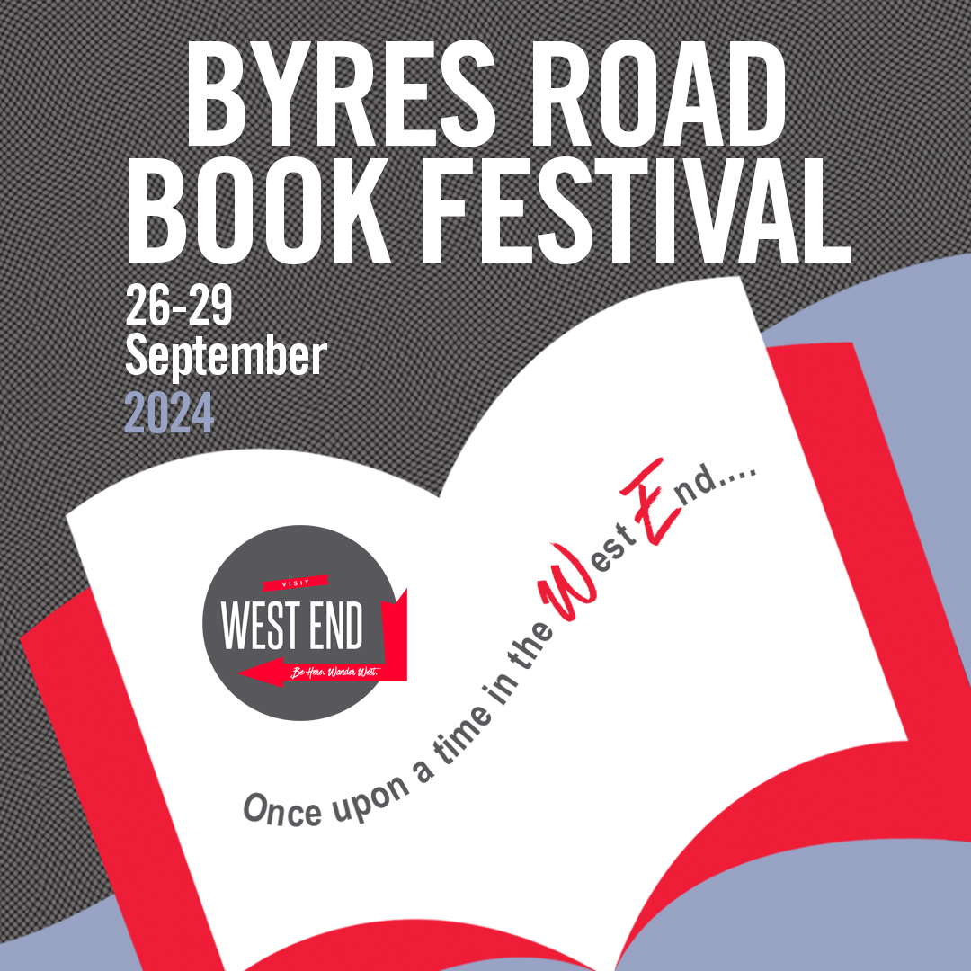 Byres Road Book Festival is back and we have a NEW look! 📚

❗SAVE THE DATES❗
⏰ 26-29 September 2024

👀 More details to come

#byresrdbookfest #visitwestend