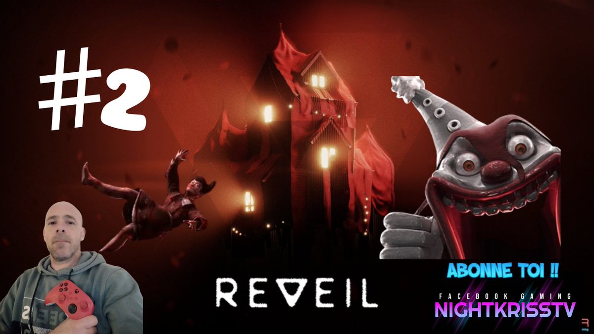 ( FR   ) REVEIL - GAMEPLAY #2 /home 

facebook.com/Nightkrisstv/

#game #gaming #StreamingNow #stream #FacebookLIVE #horrorgame #FYP