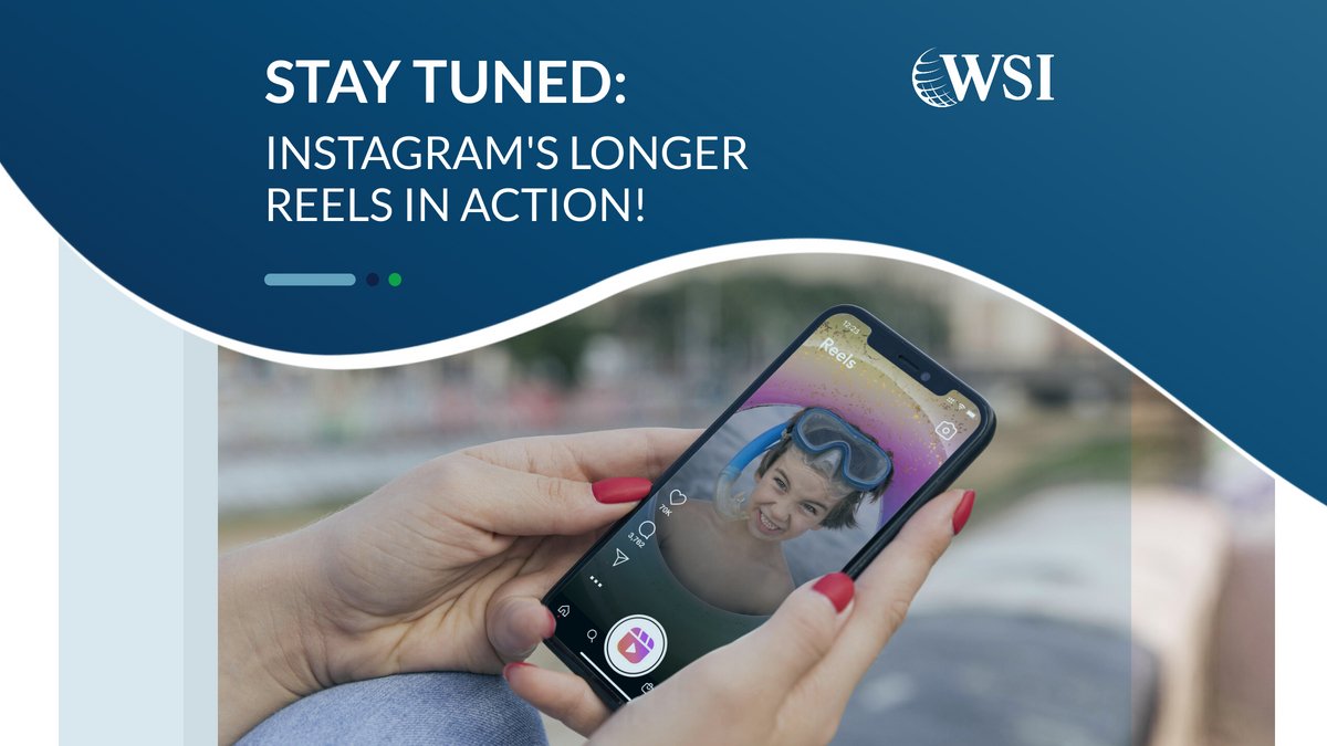 Instagram tests longer Reels to maximize engagement, though you can only use pre-recorded videos as longer Reels uploads, as opposed to capturing them via the Reels camera. Read more here. 
#WSIWebInspirations
rpb.li/PyN6