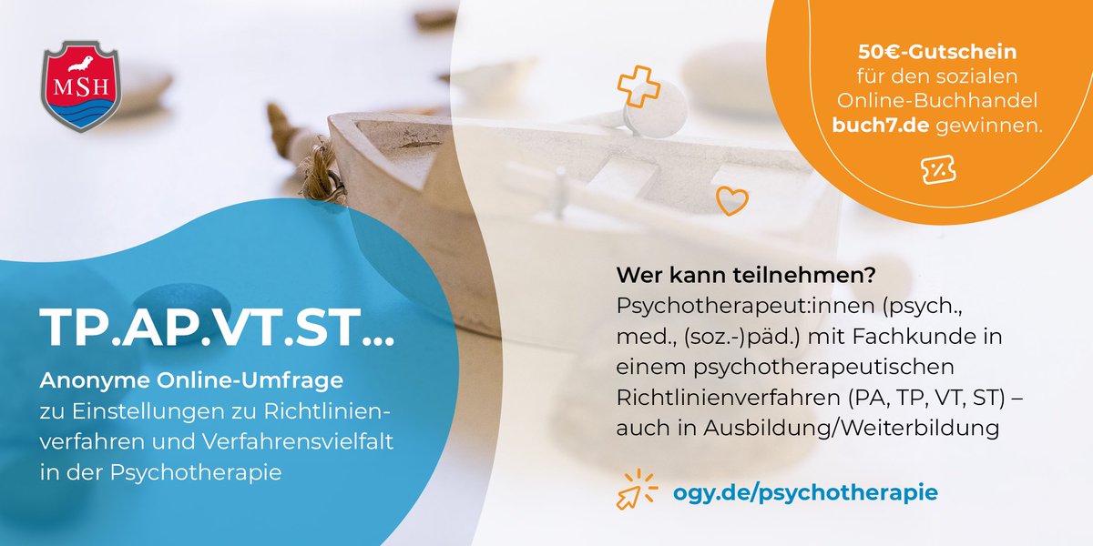 Wir brauchen noch mind. 11 Psychoanalytiker:innen, um diese Gruppe in unserer Studie zu Einstellungen zu Richtlinienverfahren und Verfahrensvielfalt separat auswerten zu können (und nicht mit TP zusammenschmeißen zu müssen): ogy.de/psychotherapie
🙏