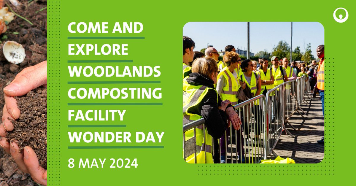 We're proud to be opening our Woodlands In-Vessel Composting Facility in #EastSussex to visitors during #InternationalCompostAwarenessWeek ! Our teams do a fantastic job of transforming residents' food and garden waste into compost 💚