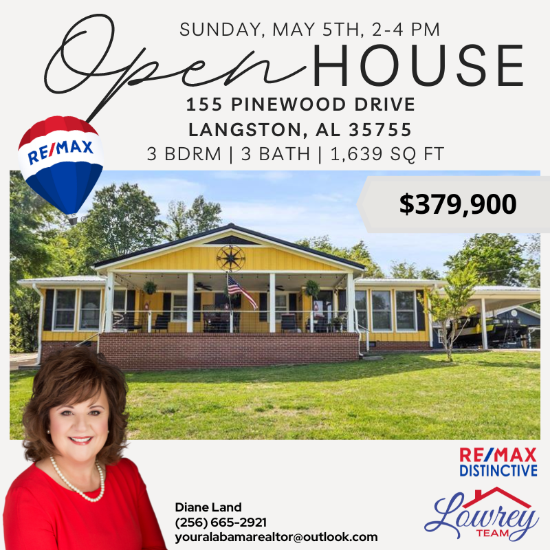 Ready to find your dream home? Join us at Open House and start making memories in a new place you'll love! #RemaxDistinctive #LowreyTeam #abovethecrowd #OpenHouse 🏡✨